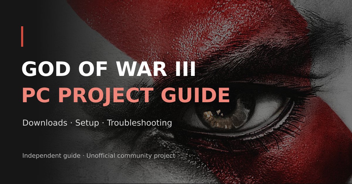 Pc Packaging Windows How to Install the God of War 3 PC Port on Windows